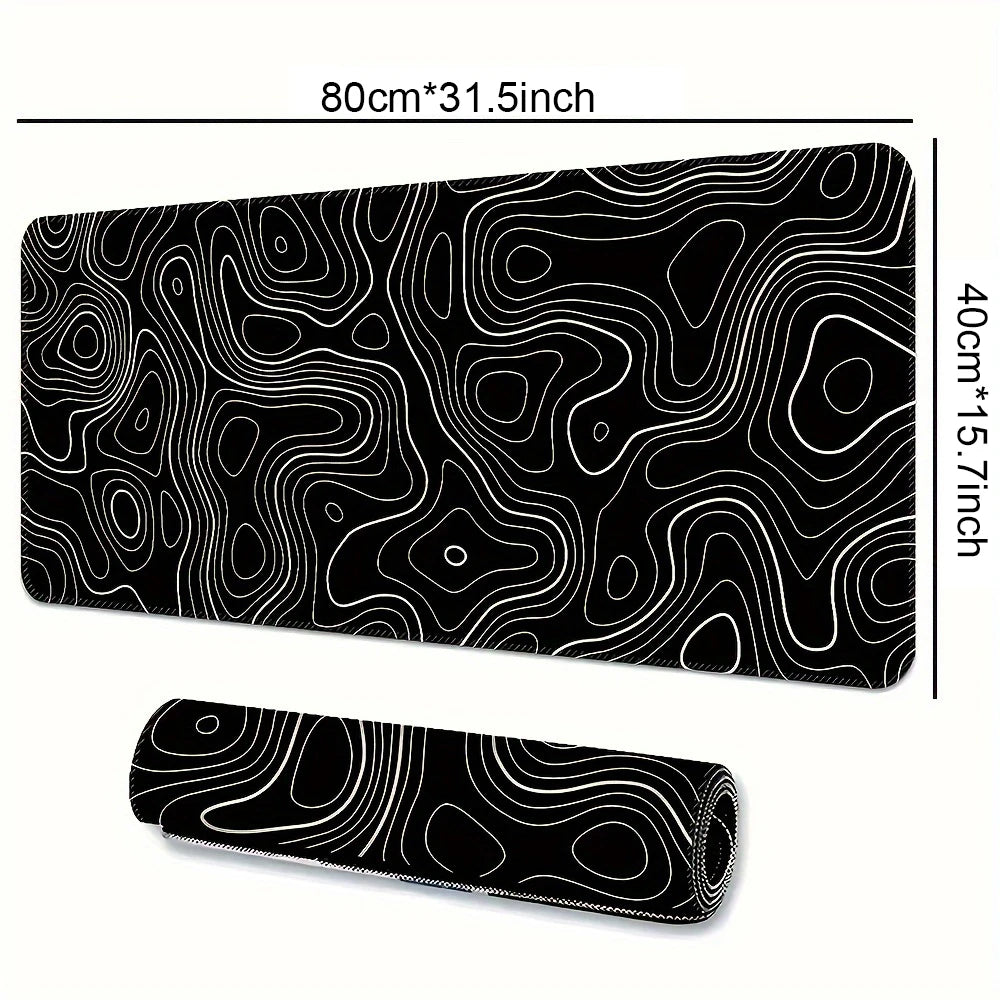 Large gaming keyboard mouse desk pad non-slip rubber