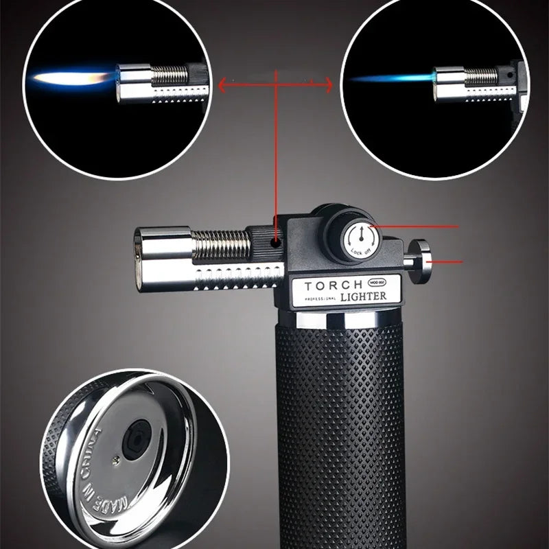Gas Lighter Windproof High Capacity Torch Turbine Lighter