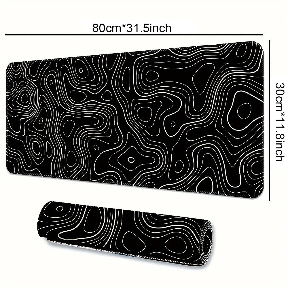 Large gaming keyboard mouse desk pad non-slip rubber