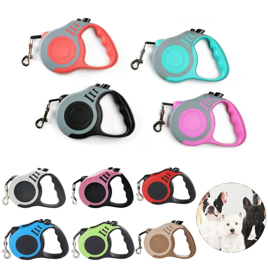 3m 5m Dog Strong Nylon Automatic Retractable Durable Leash