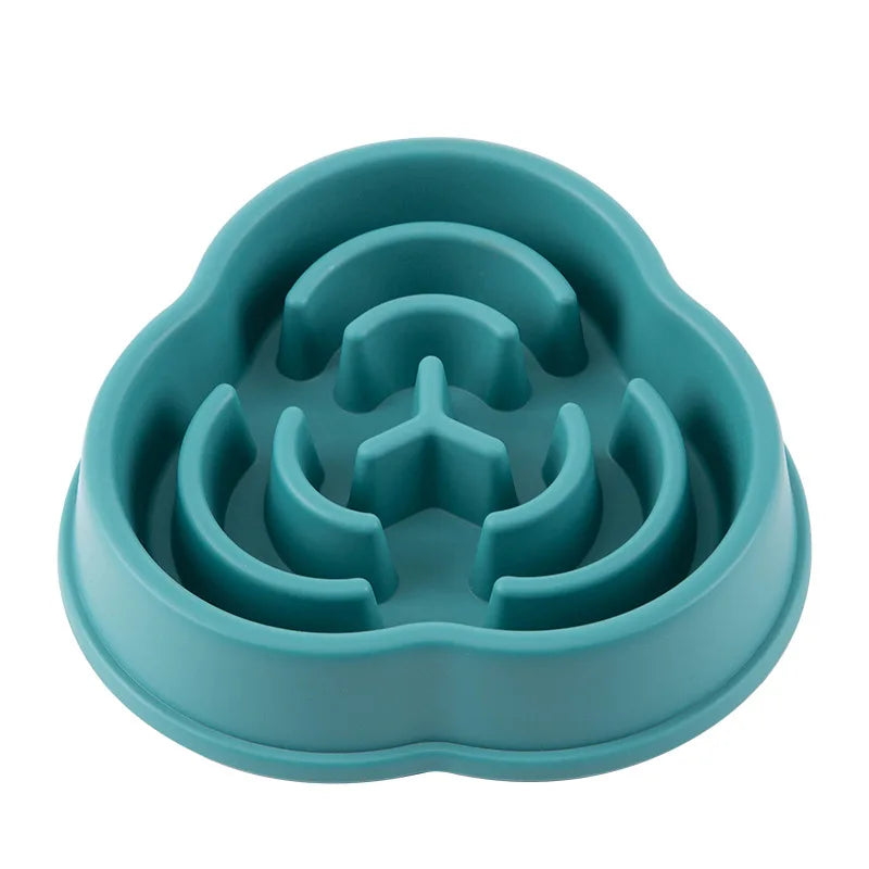 Pet Slow Food Bowl, Non-slip Multiple Colors Shapes