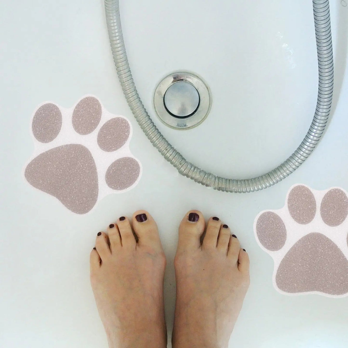10pcs Non Slip Bathtub Stickers Shower Floor Grips Bath Mat Tiles Tub Adhesive Decals Anti Slip Decorative Pads For Safe Grip