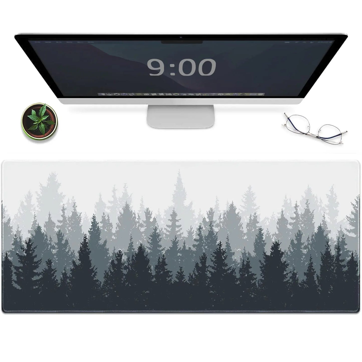 Large gaming keyboard mouse desk pad non-slip rubber