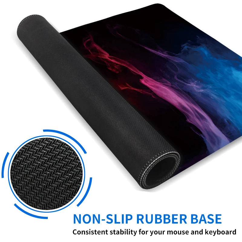 Large gaming keyboard mouse desk pad non-slip rubber
