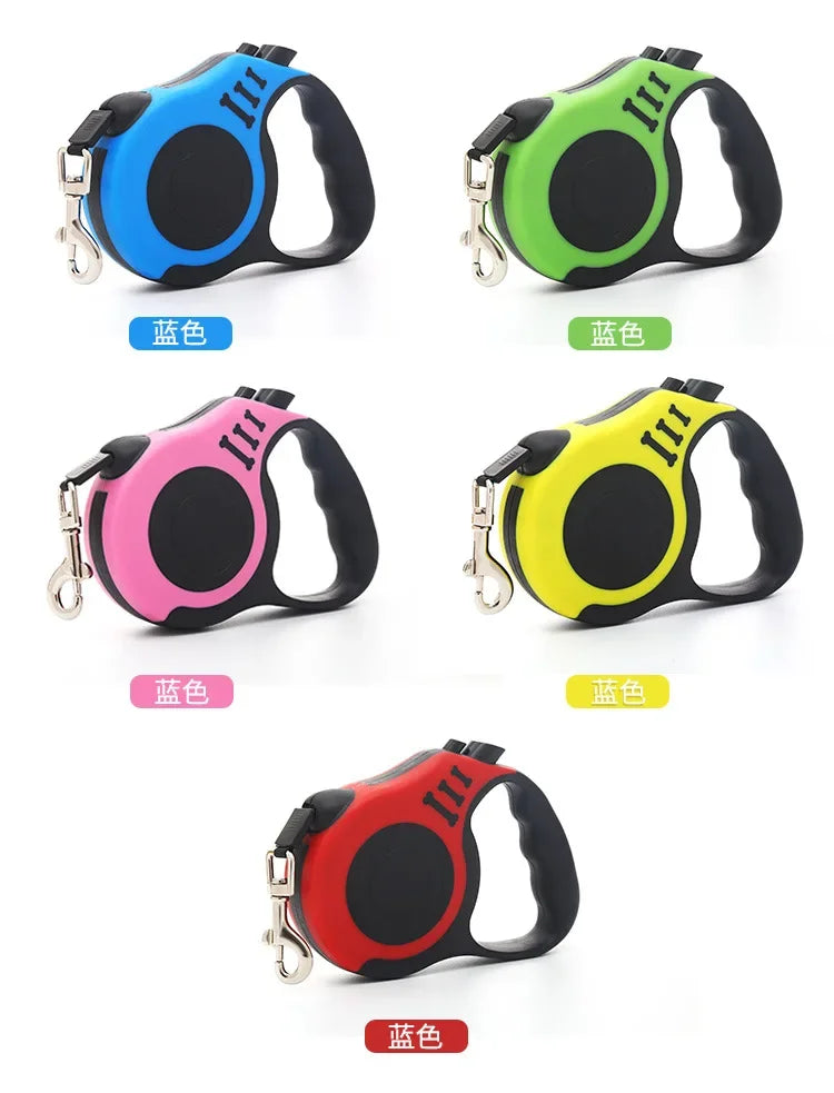 3m 5m Dog Strong Nylon Automatic Retractable Durable Leash