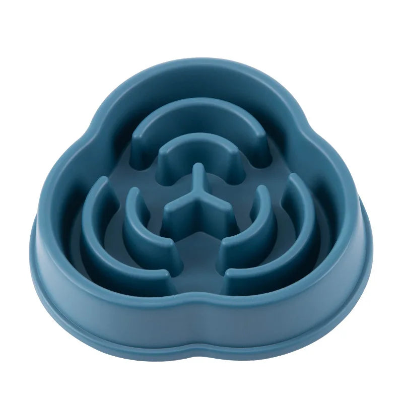 Pet Slow Food Bowl, Non-slip Multiple Colors Shapes