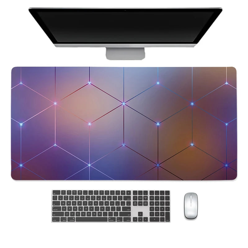 Large gaming keyboard mouse desk pad non-slip rubber
