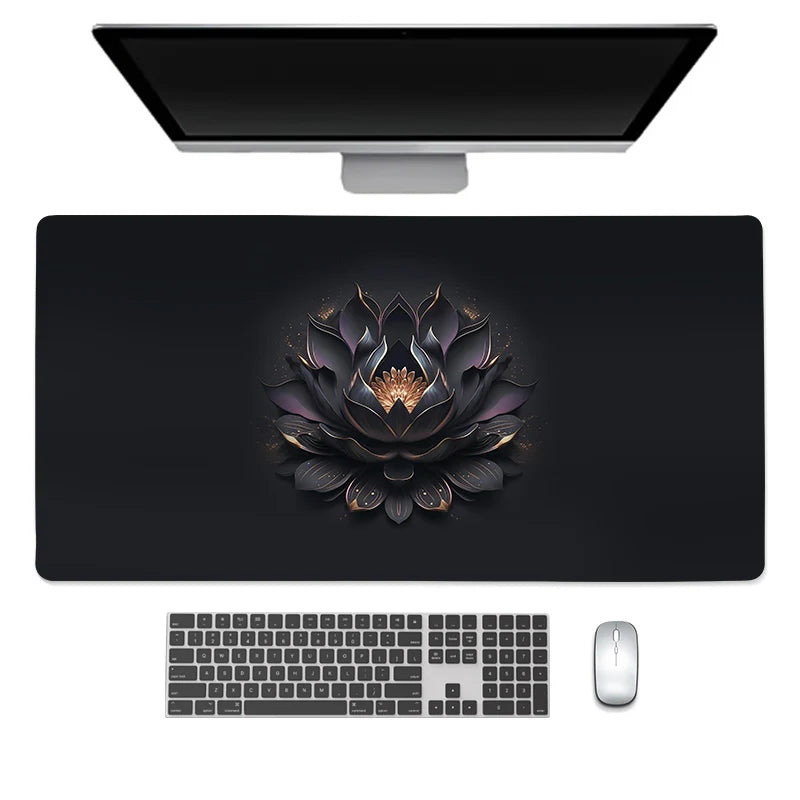 Large gaming keyboard mouse desk pad non-slip rubber