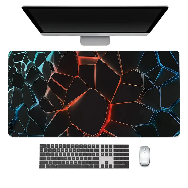 Large gaming keyboard mouse desk pad non-slip rubber