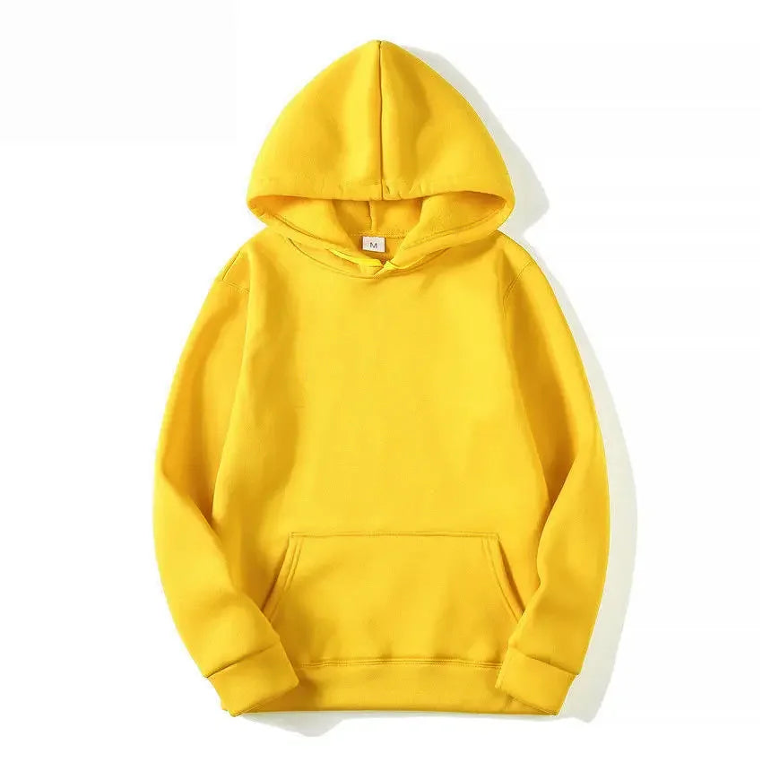 Plain Unisex Fleece Hoodies