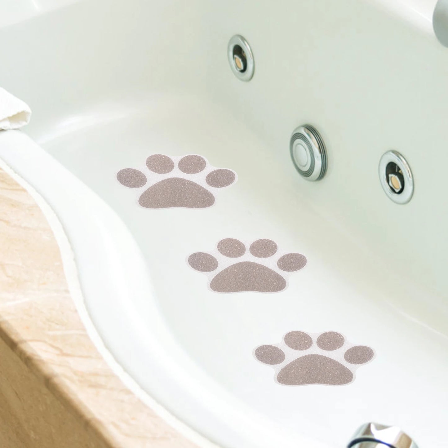 10pcs Non Slip Bathtub Stickers Shower Floor Grips Bath Mat Tiles Tub Adhesive Decals Anti Slip Decorative Pads For Safe Grip