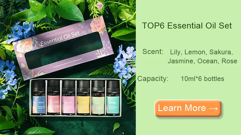 Aroma Diffuser Air Humidifier Ultrasonic Cool Mist Maker Fogger Led Essential Oil Flame Lamp Diffuser