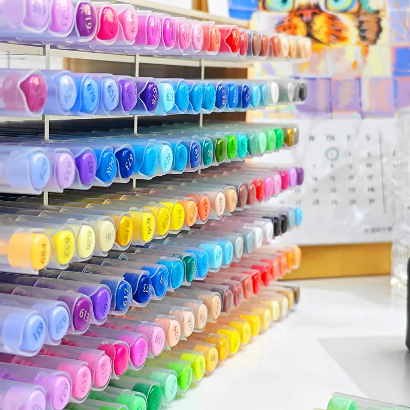 12-120 Colors Acrylic Paint Pens Markers Brush Tip Paint Markers For Rock Painting Wood Canvas Stone,Christmas Gift DIY Crafts