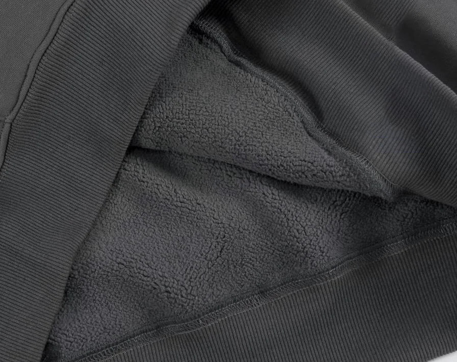 500GSM Heavy Weight Hoodies Casual Thick Cotton Solid Color