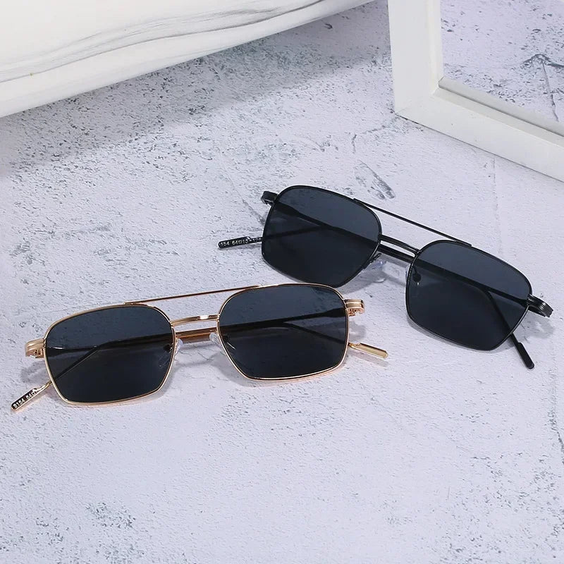 Square Metal Retro Vintage High Quality Sunglasses