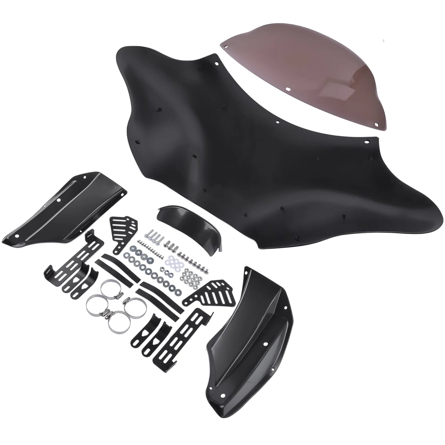 AP02 Batwing Outer Fairing Windshield for Harley Heritage Touring Road King Yamaha V Star 650 1100 Classic XVS1100A XVS650A