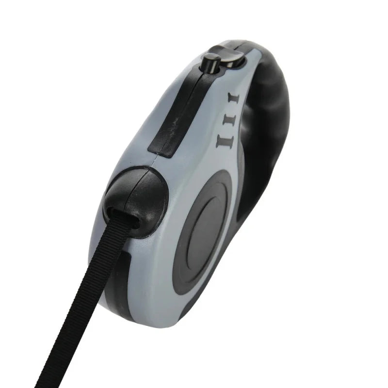 Retractable Dog Leash - 5m Automatic Strong Nylon Lead For Small/Medium Dogs & Cats, Durable Pet Traction Rope