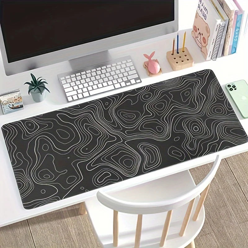 Large gaming keyboard mouse desk pad non-slip rubber
