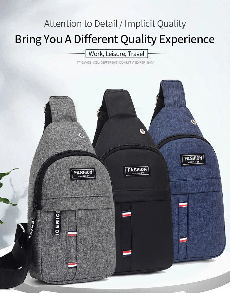 Waterproof Large Capacity Fanny Pack, Adjustable Strap
