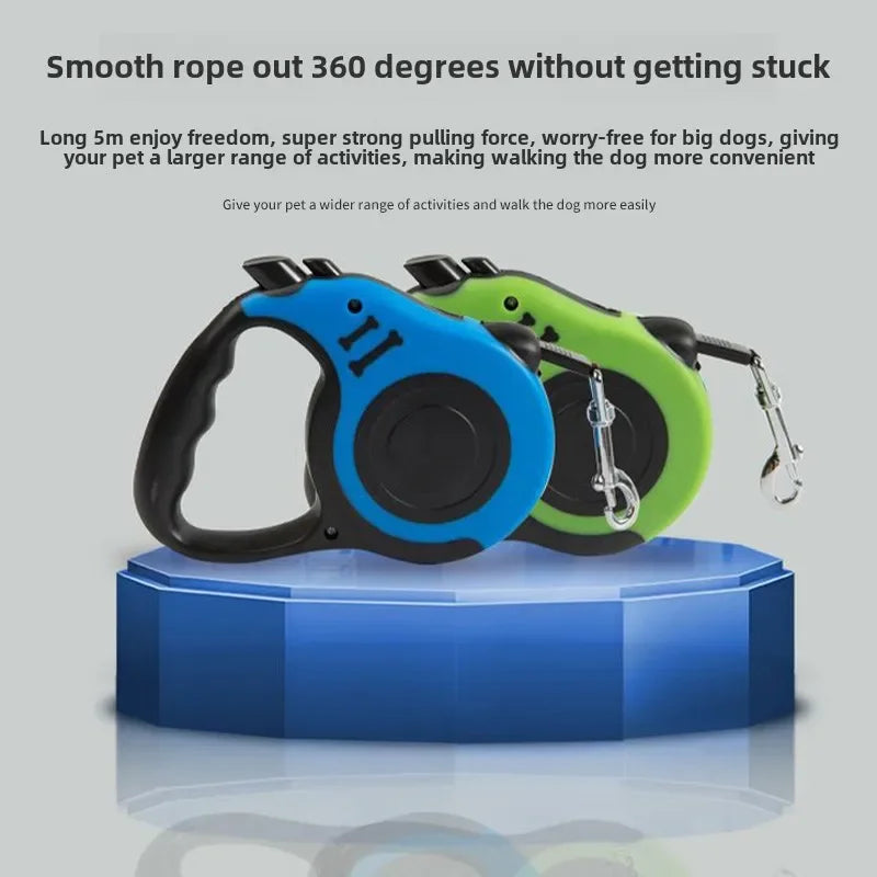 3m 5m Dog Strong Nylon Automatic Retractable Durable Leash