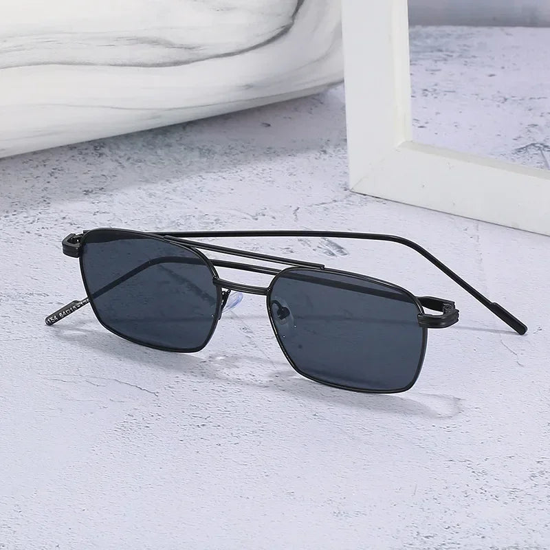 Square Metal Retro Vintage High Quality Sunglasses
