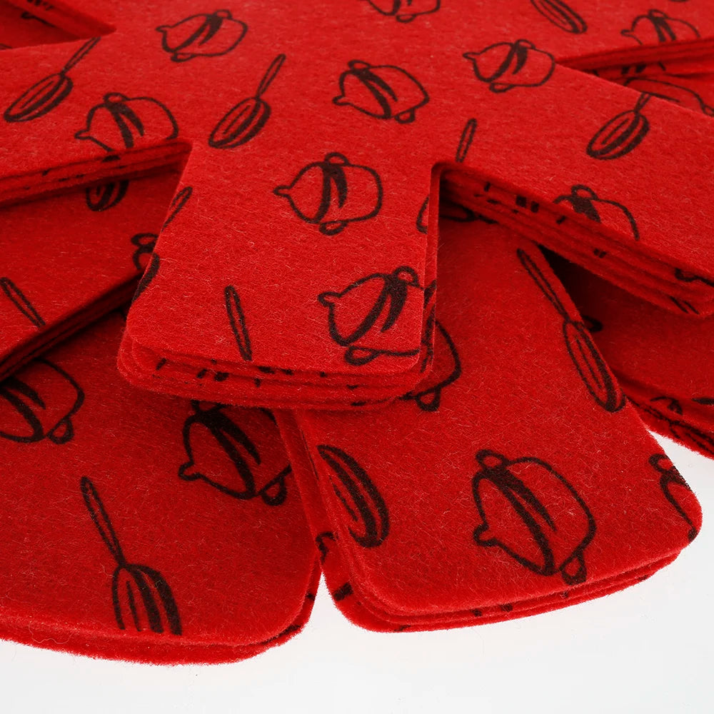 15/12Pc Pot Pan Protectors Non-stick Divider Pads Prevent Scratching Protect Surfaces for Cookware Kitchen Accessories