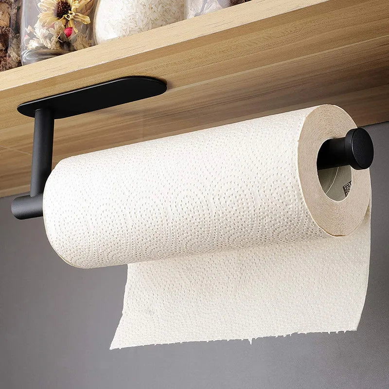 Self Adhesive Stainless Steel Paper Towel Roll Holder Wall Mount