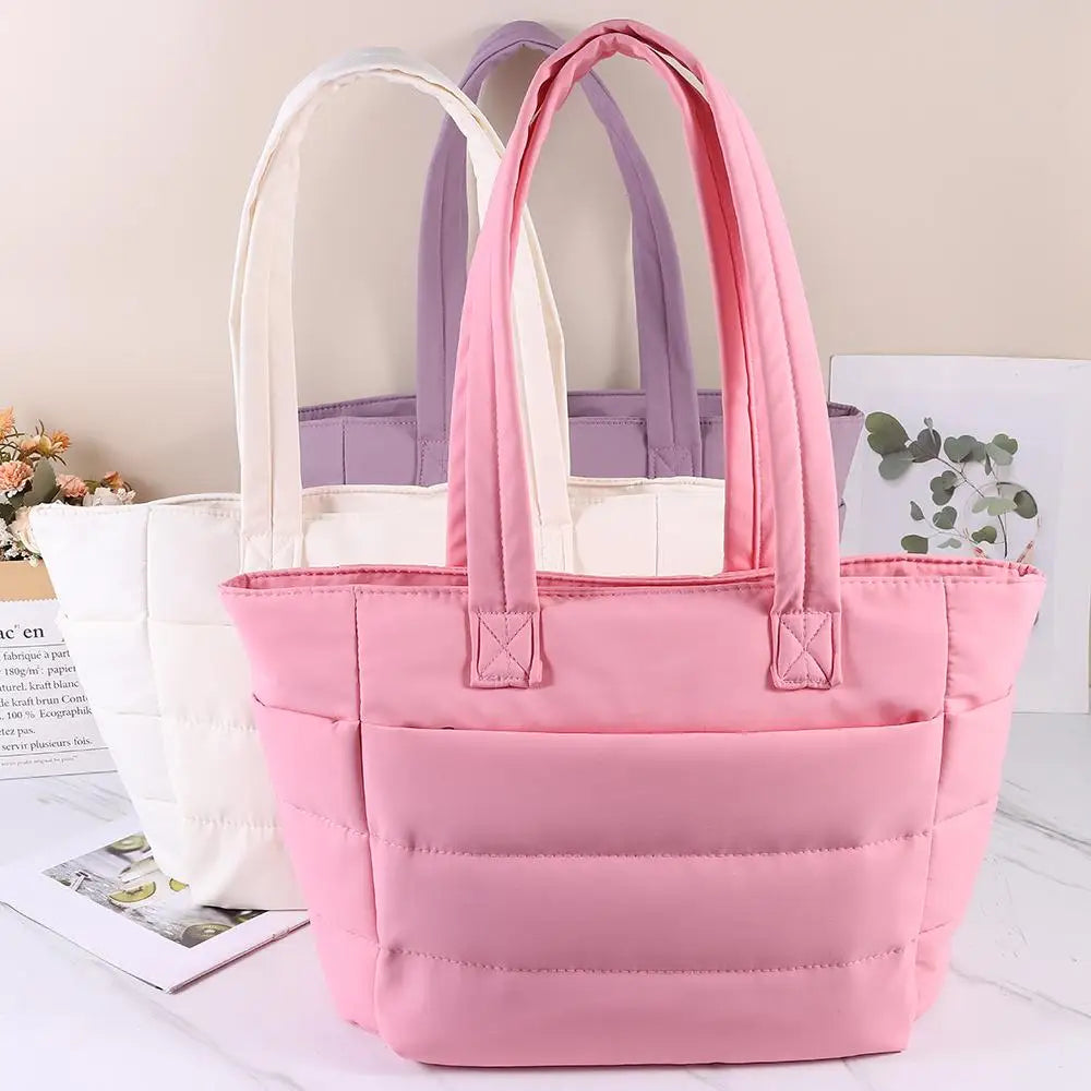 Large Capacity Tote Bag Versatile Handbag for Commuting Shoulder Bag Multiple Pockets