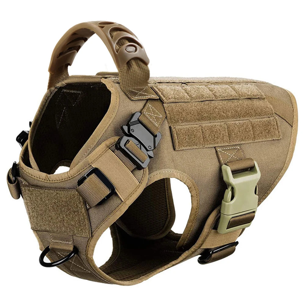 Tactical Military Training Dog Harness Vest