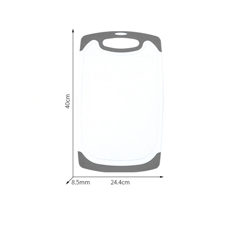 3 Separate Size Cutting Board Anti-slip Rectangular