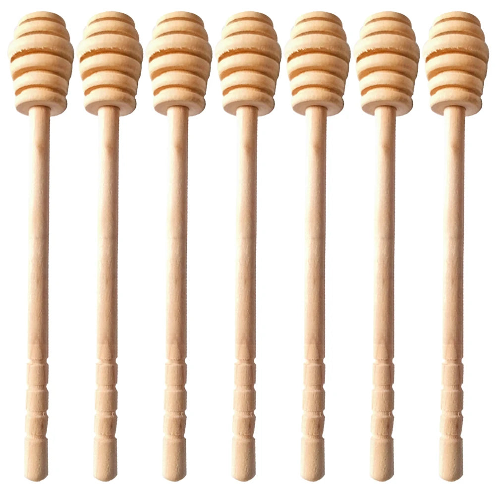 50/2/1PCS Dessert Wooden Spoon Honey Stirrer