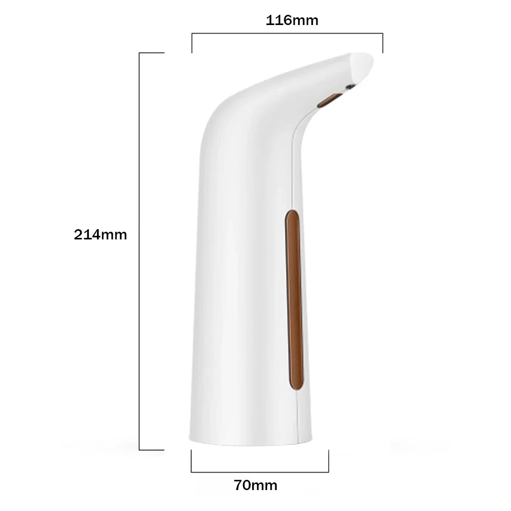 200ML Automatic Induction Foam Soap Dispenser Battery Powered Smart Infrared Touchless