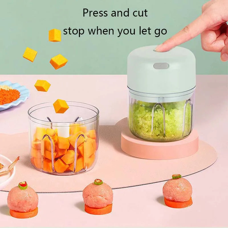 250ML Mini USB Electric Food Chopper