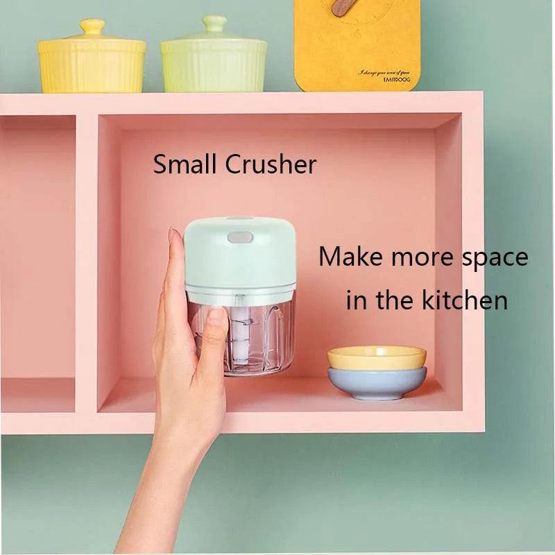 250ML Mini USB Electric Food Chopper