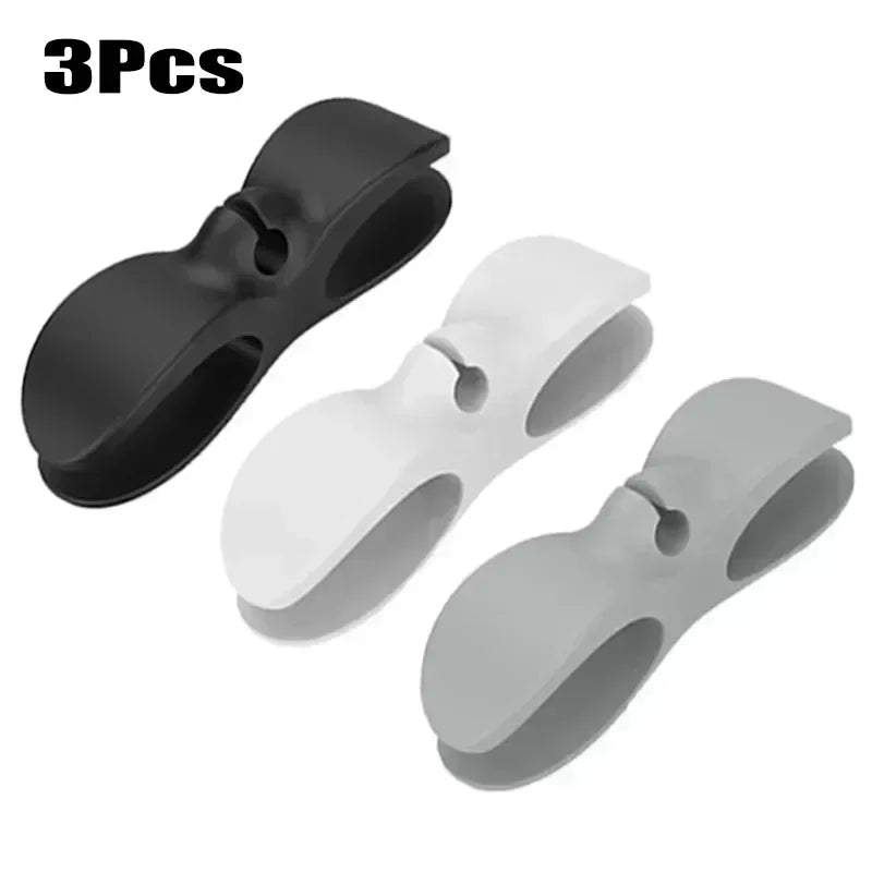 10/3/1Pcs Silicone Cord Winder Holder Clip Kitchen Organizer Cord Wrapper Maker Air Fryer Cable Winder Hooks Wire Fixer Tool