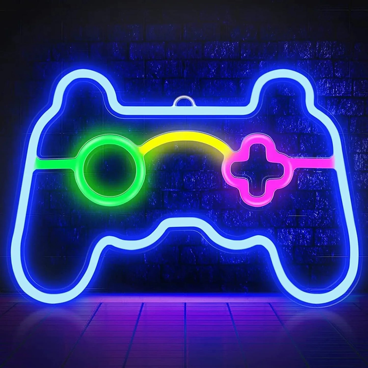 USB Game Console Handle Shape and Other Room Decoration LED Neon Lights