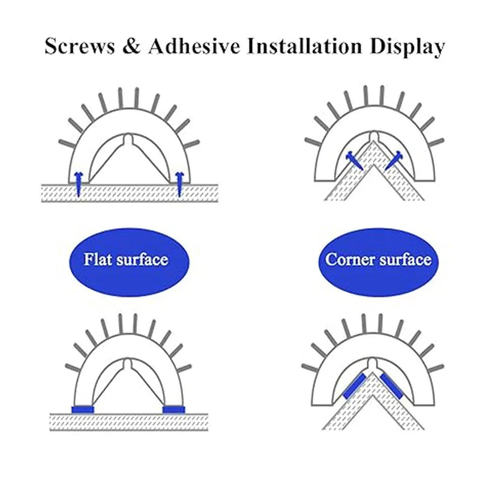 Cat Brush Comb Massage Self Groomer with Catnip