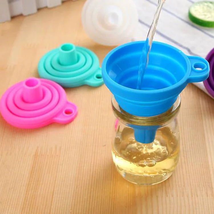 Foldable Silicone Collapsible Funnels