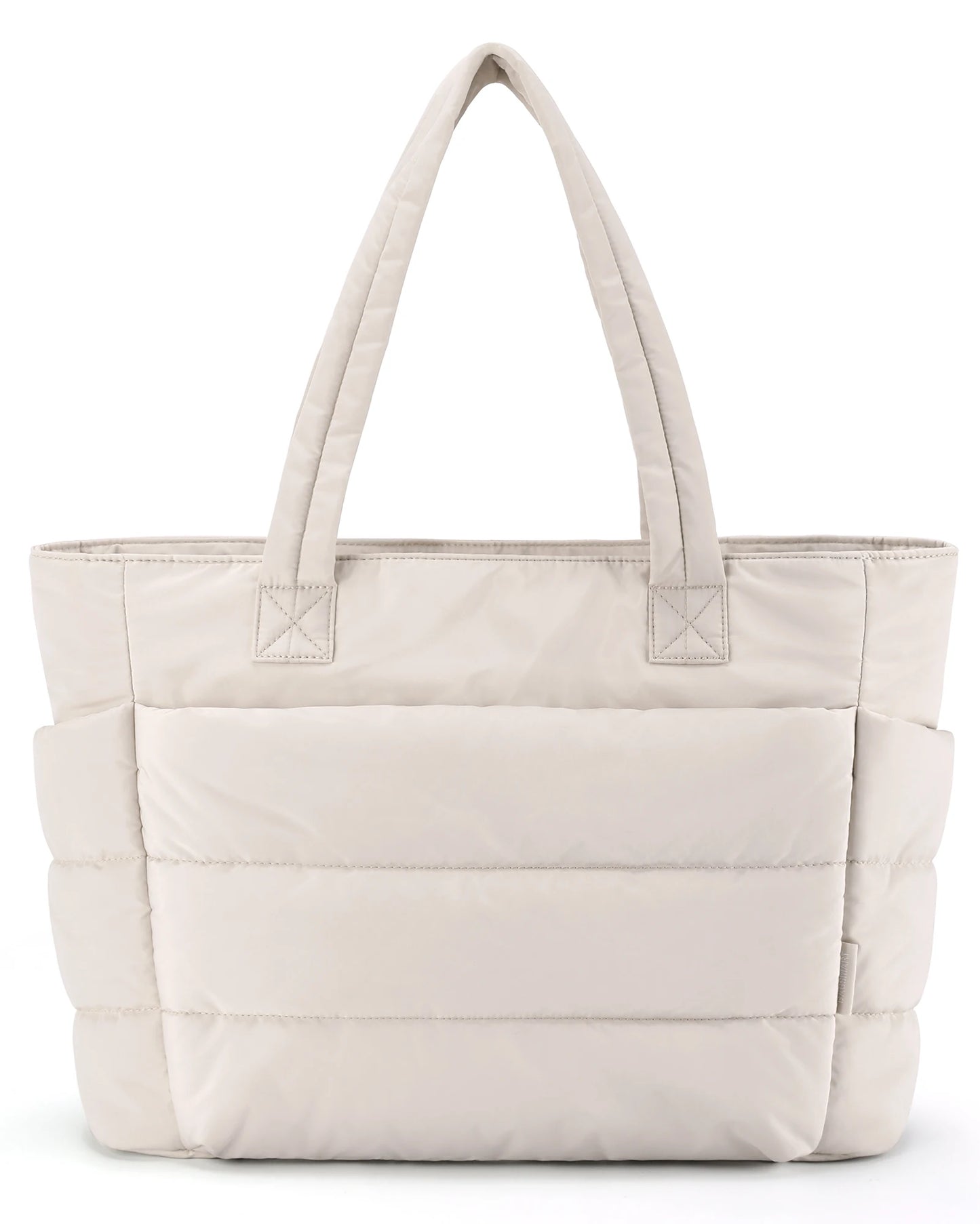 Tote Bag Puffy Padded Bags Leisure Commuting Handbag Large Capacity Storage Organizer