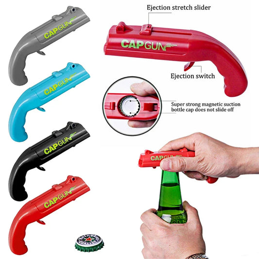 Bottle Opener Bottle Cap Launcher With Shooter