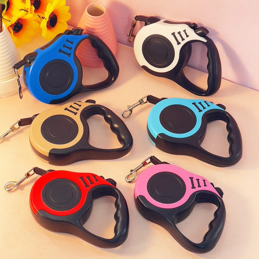 3m 5m Dog Strong Nylon Automatic Retractable Durable Leash