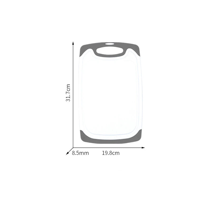 3 Separate Size Cutting Board Anti-slip Rectangular