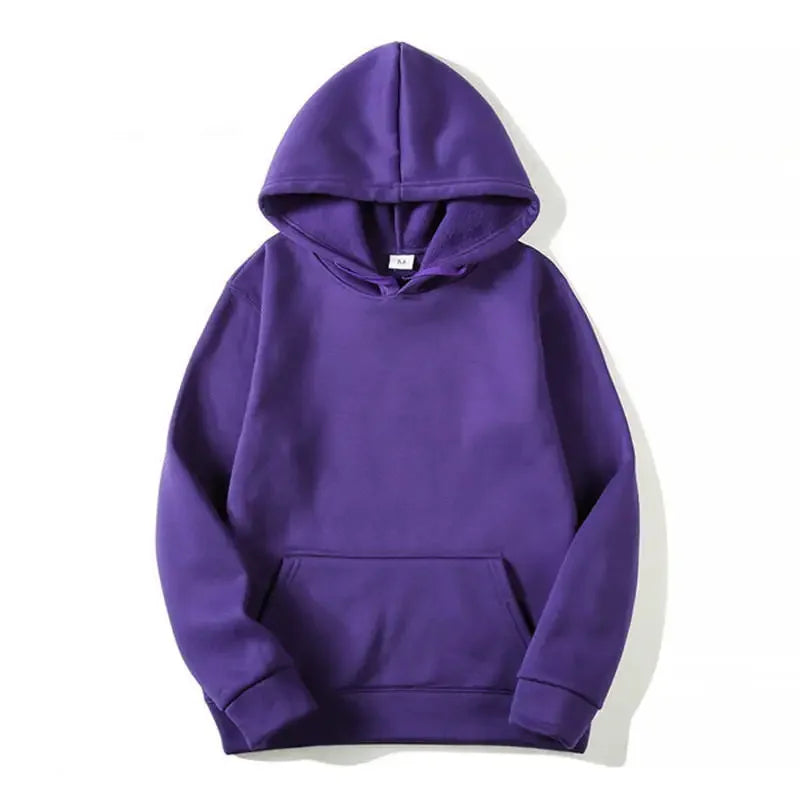 Plain Unisex Fleece Hoodies