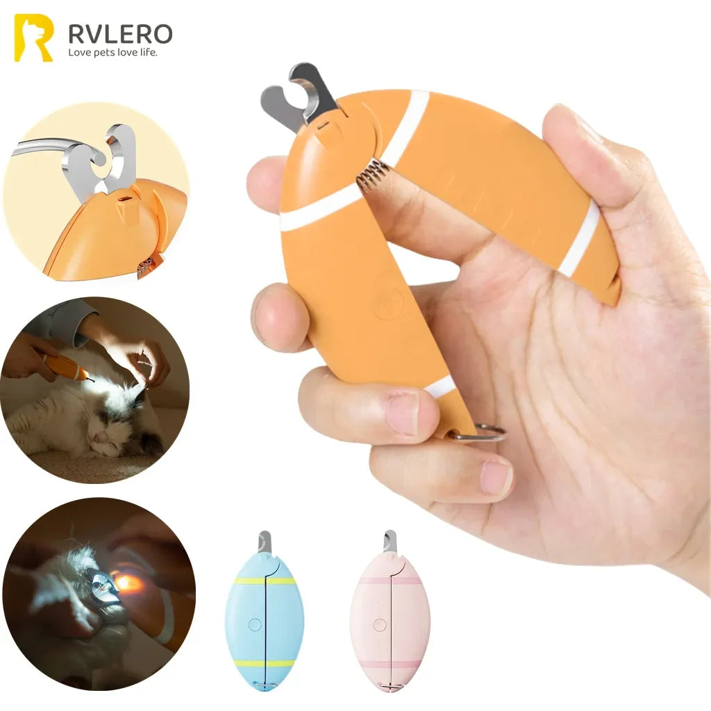 Pet nail clippers, Convenient LED electric nail grinder
