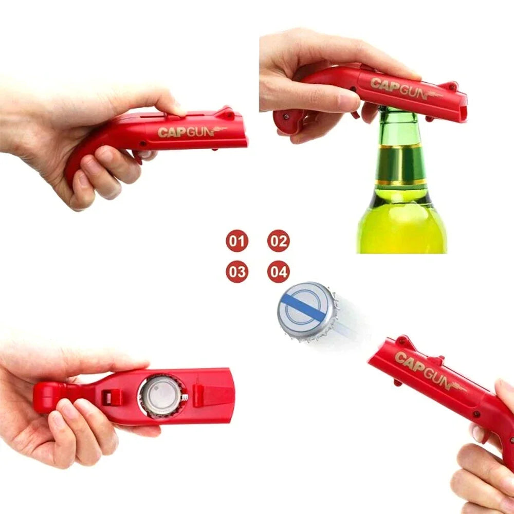 Bottle Opener Bottle Cap Launcher With Shooter