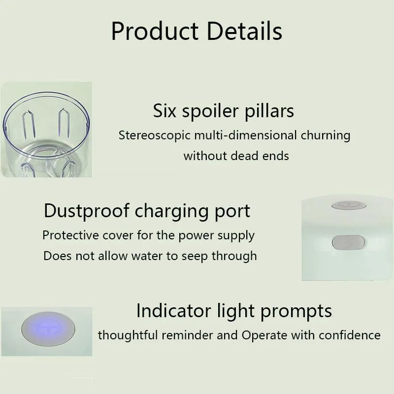 250ML Mini USB Electric Food Chopper