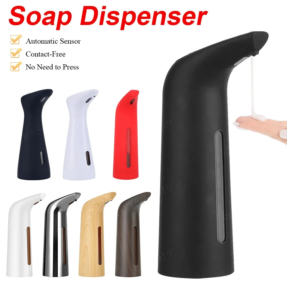 200ML Automatic Induction Foam Soap Dispenser Battery Powered Smart Infrared Touchless