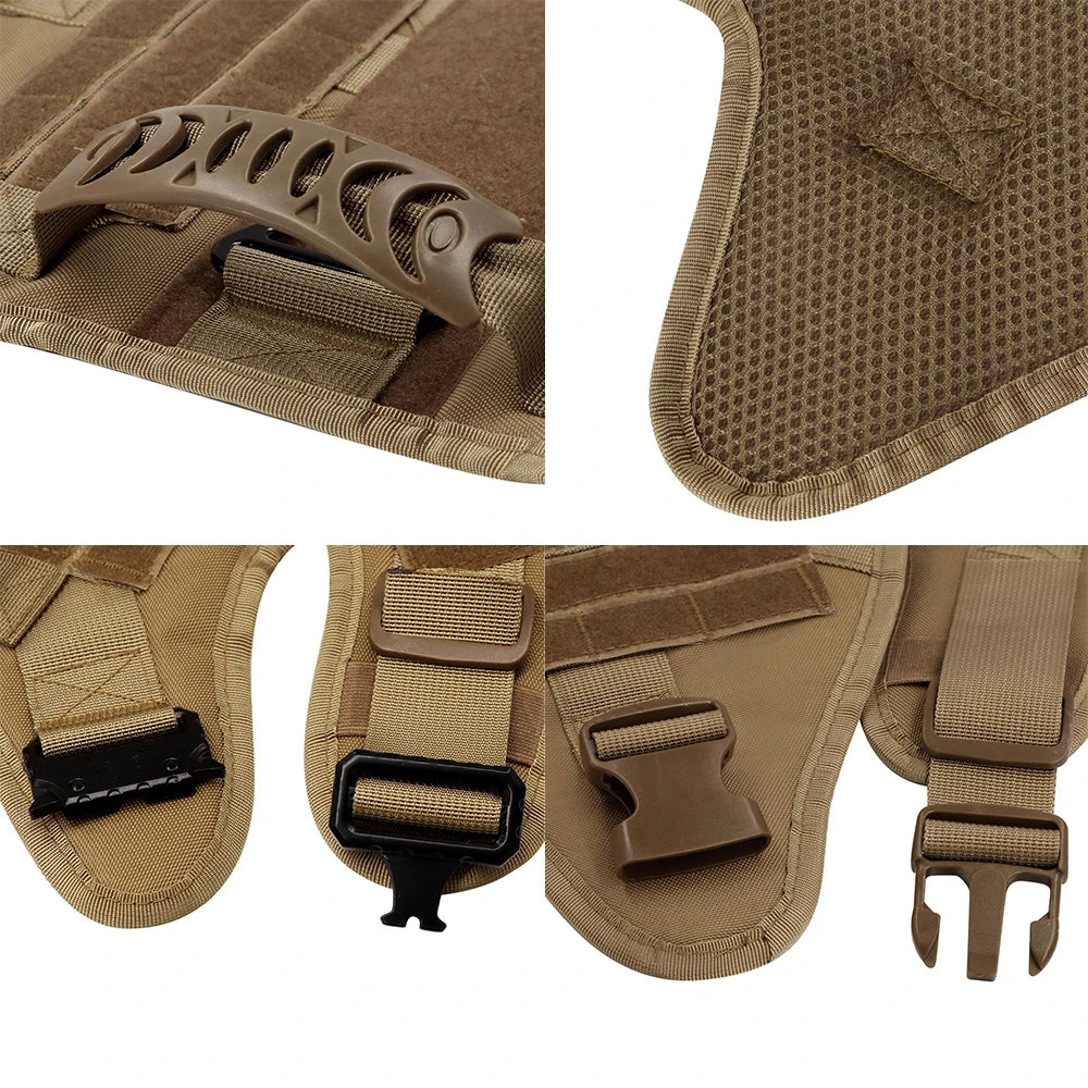 Tactical Military Training Dog Harness Vest
