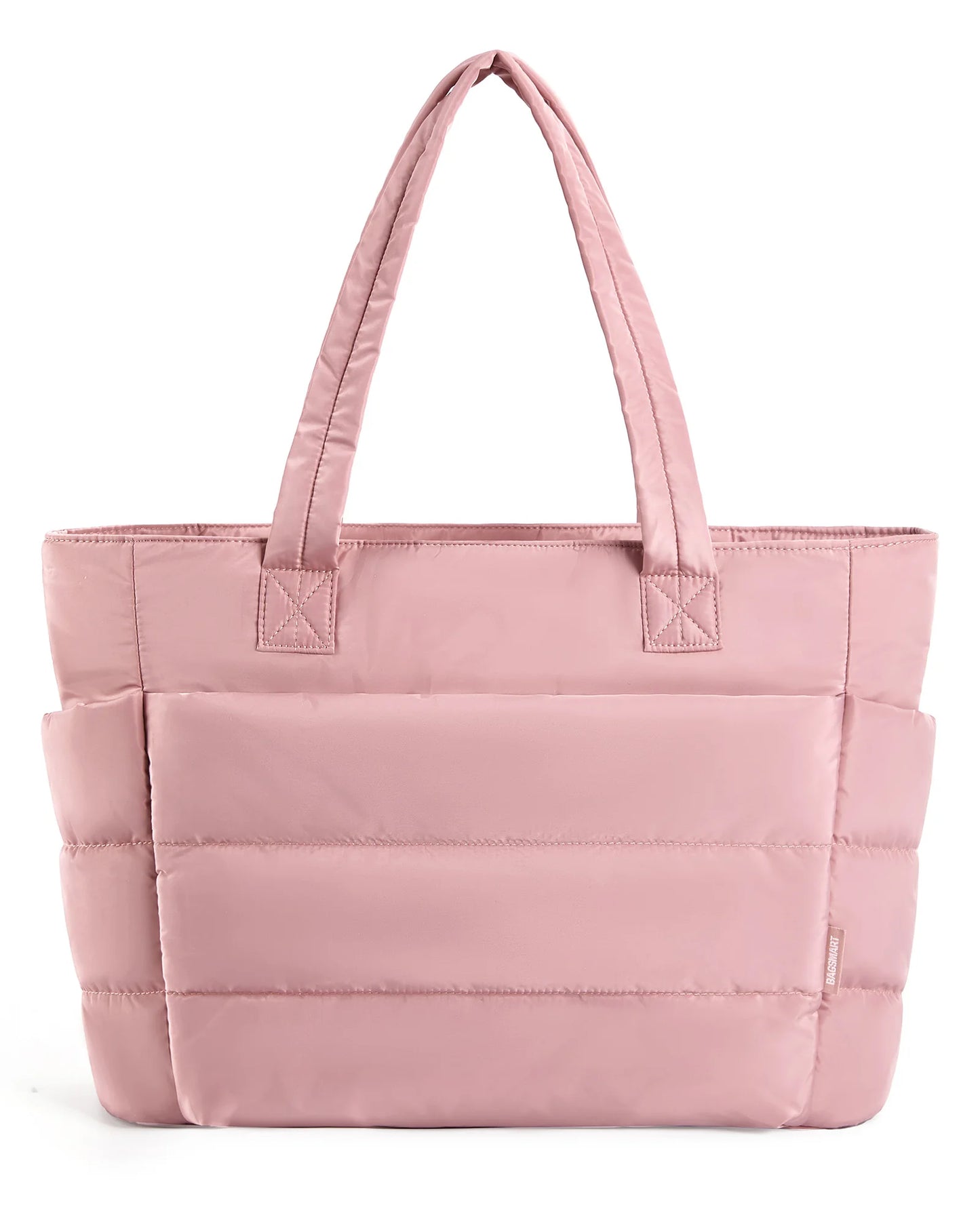 The Bubble Tote Bag Cotton Padded Quilting Puffy Shoulder Purse
