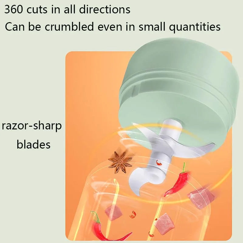 250ML Mini USB Electric Food Chopper